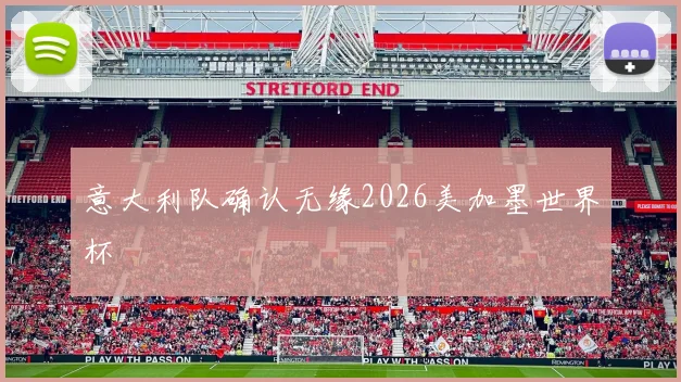 意大利队确认无缘2026美加墨世界杯